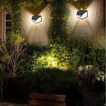 RealG RC-K-2144 Solární venkovní LED osvětlení, 100 LED, 600 lm, IP44, pohybový senzor