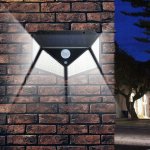 RealG RC-K-2144 Solární venkovní LED osvětlení, 100 LED, 600 lm, IP44, pohybový senzor