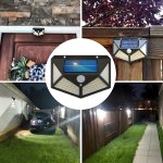 RealG RC-K-2144 Solární venkovní LED osvětlení, 100 LED, 600 lm, IP44, pohybový senzor
