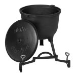 MultiGarden VK15L Liatinový stojací hrniec 15 l na oheň a grilovanie