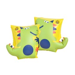 SunClub 32132 Nafukovací rukávky do vody 16 x 16 cm, dinosaurus 