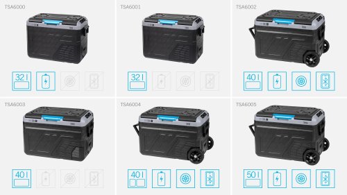 Teesa TSA6002 Kompresorová přenosná chladnička 40 l, DC 12/24 V, AC 230 V