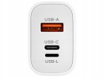 Verk 06382 Rýchla nabíjačka s USB-A, USB-C, Lightning, 45 W, Quick Charge 