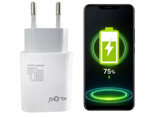 Verk 06382 Rýchla nabíjačka s USB-A, USB-C, Lightning, 45 W, Quick Charge 