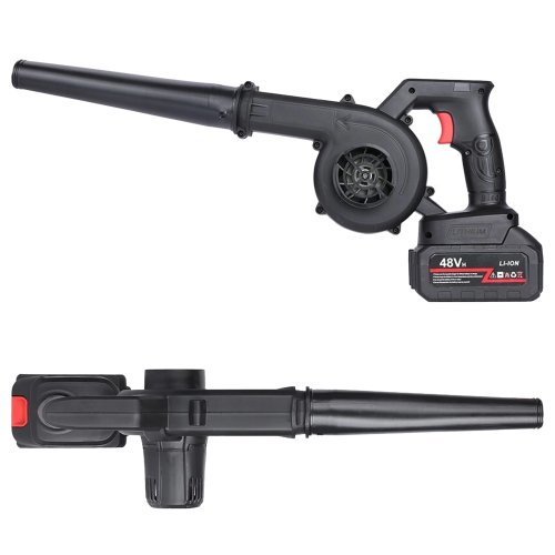 RealG RC-K-1006 Akumulátorový fukar a vysavač listí 2v1, 2 x aku