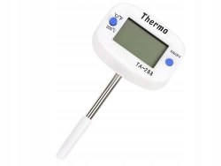 Verk 09241 Digitálny vpichový teplomer TA-288, až 300 °C, biely