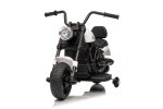Ramiz PA.XMX-659.BIA Dětská elektrická motorka 30 W, 6V4.5Ah, LED světlo, melodie, boční kolečka, bílá