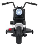 Ramiz PA.XMX-659.BIA Dětská elektrická motorka 30 W, 6V4.5Ah, LED světlo, melodie, boční kolečka, bílá