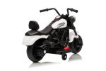 Ramiz PA.XMX-659.BIA Dětská elektrická motorka 30 W, 6V4.5Ah, LED světlo, melodie, boční kolečka, bílá