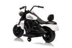 Ramiz PA.XMX-659.BIA Dětská elektrická motorka 30 W, 6V4.5Ah, LED světlo, melodie, boční kolečka, bílá
