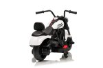Ramiz PA.XMX-659.BIA Dětská elektrická motorka 30 W, 6V4.5Ah, LED světlo, melodie, boční kolečka, bílá