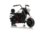 Ramiz PA.XMX-659.BIA Dětská elektrická motorka 30 W, 6V4.5Ah, LED světlo, melodie, boční kolečka, bílá