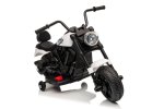 Ramiz PA.XMX-659.BIA Dětská elektrická motorka 30 W, 6V4.5Ah, LED světlo, melodie, boční kolečka, bílá