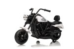 Ramiz PA.XMX-659.BIA Dětská elektrická motorka 30 W, 6V4.5Ah, LED světlo, melodie, boční kolečka, bílá