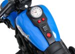 Ramiz PA.XMX-659.NIE Dětská elektrická motorka 30 W, 6V4.5Ah, LED světlo, melodie, boční kolečka, modrá