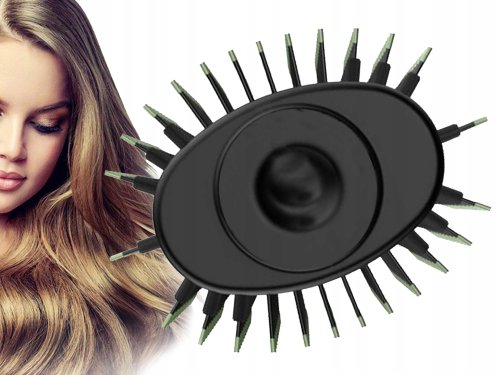 Verk 24608 Vysoušeč vlasů, hřeben a kulma 4 v 1, zeleno-černý