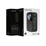 Krüger&Matz KM0923-2G Jednoduchý telefón 923 pre seniorov, Dual SIM, Bluetooth, čierny