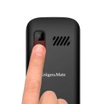 Krüger&Matz KM0923-2G Jednoduchý telefón 923 pre seniorov, Dual SIM, Bluetooth, čierny