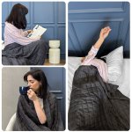 Posteloholici 1255334 Zátěžová přikrývka antistresová 9 kg, 150 x 200 cm, šedá