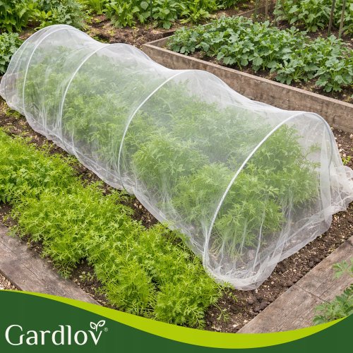 Gardlov 27548 Ochranná síť na záhony proti ptactvu a škůdcům 3 x 6 m, bílá