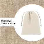 GFT Plátěný pytlík střední 20 cm x 30 cm