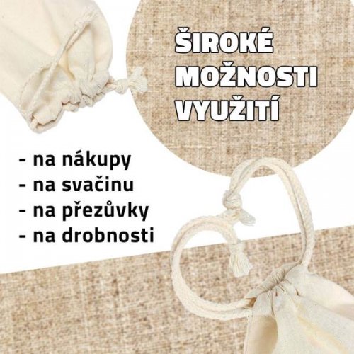 GFT Plátěný pytlík střední 20 cm x 30 cm