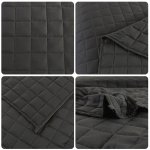 Posteloholici 1270708 Zátěžová přikrývka antistresová 1 kg, 100 x 140 cm, šedá