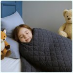 Posteloholici 1270708 Zátěžová přikrývka antistresová 1 kg, 100 x 140 cm, šedá