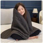 Posteloholici 1270710 Zátěžová přikrývka antistresová 3 kg, 100 x 140 cm, šedá