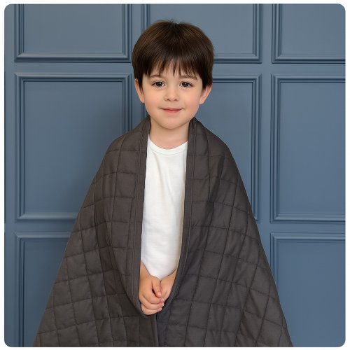 Posteloholici 1270710 Zátěžová přikrývka antistresová 3 kg, 100 x 140 cm, šedá