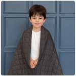 Posteloholici 1270711 Zátěžová přikrývka antistresová 4 kg, 100 x 140 cm, šedá