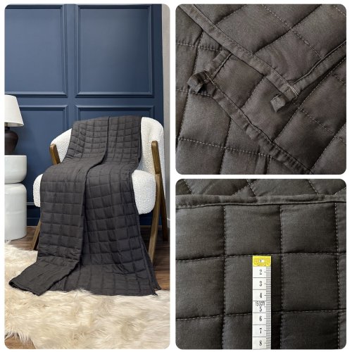 Posteloholici 1270711 Zátěžová přikrývka antistresová 4 kg, 100 x 140 cm, šedá