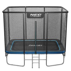 Neo-Sport NS-07X Zahradní trampolína obdélníková 305 x 214 cm, s vnější sítí a žebříkem