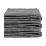 Ruhhy 27208 Magické utěrky z mikrovlákna na okna 40 x 50 cm, 3 ks, šedé 