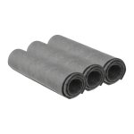 Ruhhy 27208 Magické utěrky z mikrovlákna na okna 40 x 50 cm, 3 ks, šedé 