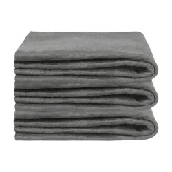 Ruhhy 27208 Magické utěrky z mikrovlákna na okna 40 x 50 cm, 3 ks, šedé 