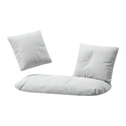 Gardlov 27381 Sada polštářů na dvojité závěsné houpací křeslo 3 ks, šedá