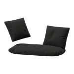 Gardlov 27380 Sada polštářů na dvojité závěsné houpací křeslo 3 ks, černá