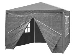MultiGarden PAW Zahradní párty stan 3 x 3 m, 4 boční stěny, šedý