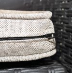 Bauerkraft H-058 Zahradní nábytek - 2 křesla s podsedáky, stolek, černý 