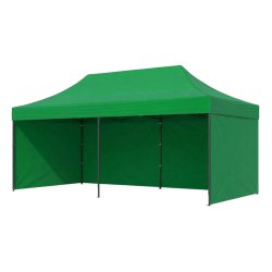 MultiGarden PAW-FGC Zahradní samorozkládací párty stan 3 x 6 m, zelený