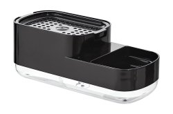 Verk 24599 Dávkovač mýdla s držákem na houbičku 400ml, černý