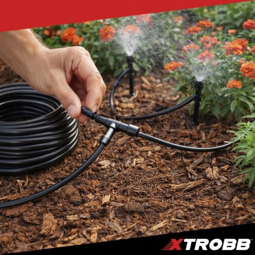 Xtrobb 27463 Sada na opravu ostřikovačů čelního skla, hadice 2 m + spojky 4/5 mm