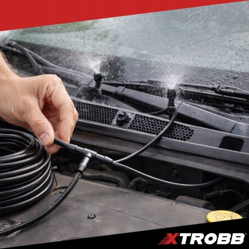 Xtrobb 27463 Sada na opravu ostřikovačů čelního skla, hadice 2 m + spojky 4/5 mm