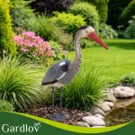 Gardlov 27419 Zahradní dekorace volavka 66 cm, šedá