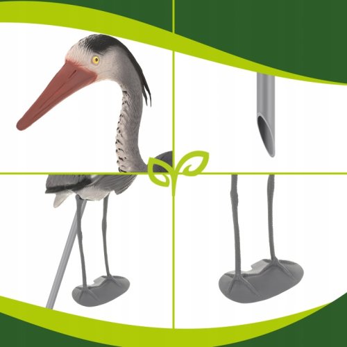 Gardlov 27419 Zahradní dekorace volavka 66 cm, šedá