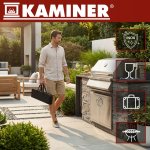 Kaminer 27184 Sada grilovacích nástrojů v pouzdře 9 ks