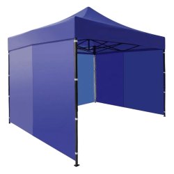 MultiGarden PAW-FGA-3X3-8 Zahradní samorozkládací párty stan 3 x 3 m, modrý