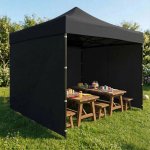 MultiGarden PAW-FGA-3X3-1 Záhradný samorozkladací párty stan 3 x 3 m, čierny