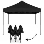 MultiGarden PAW-FGA-3X3-1 Záhradný samorozkladací párty stan 3 x 3 m, čierny